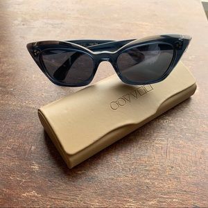 Oliver People’s Bianka cat eye sunglasses indigo